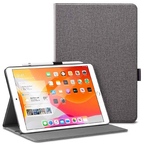 ESR puzdro Urban Premium Folio Pencil Case pre iPad 10.2" 2019/2020/2021 - Gray