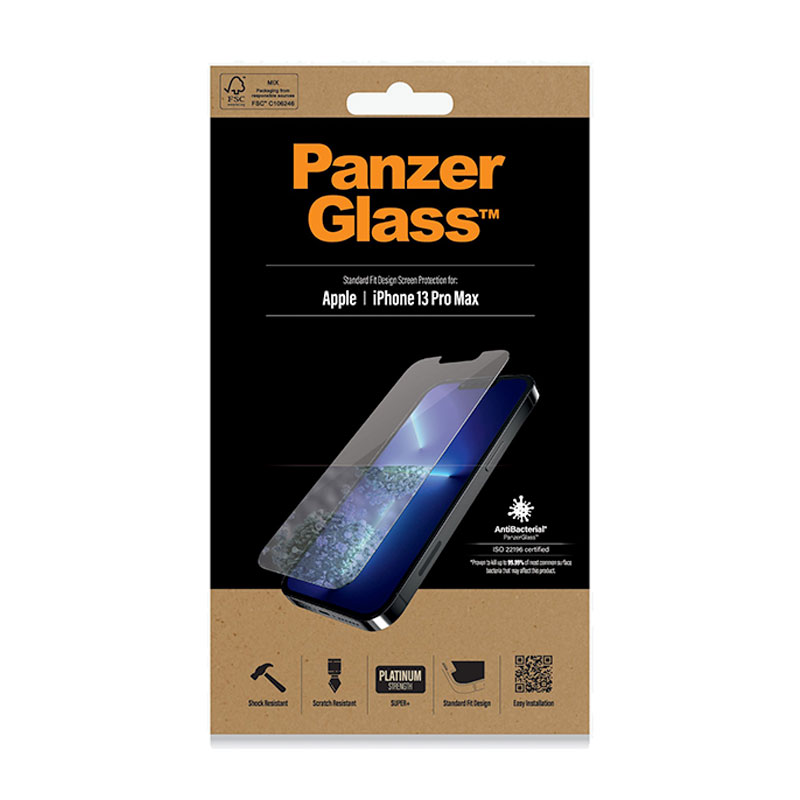 PanzerGlass ochranné sklo Standard Fit AB pre iPhone 13 Pro Max - Clear