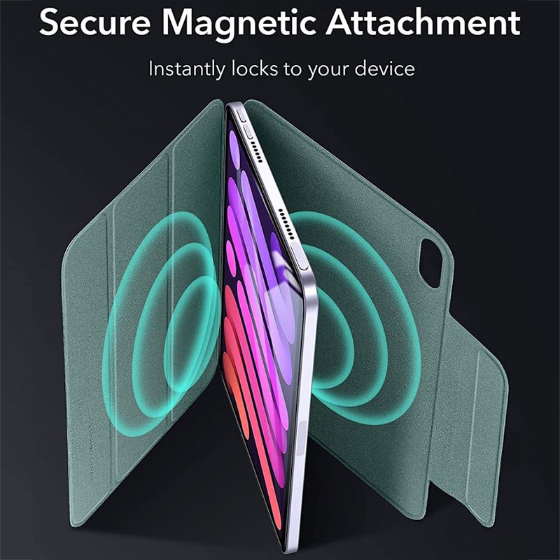 ESR puzdro Rebound Magnetic Case pre iPad mini 8.3" 2021/2024 - Cactus Green