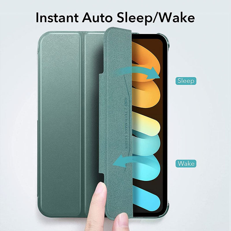 ESR puzdro Ascend Trifold Case pre iPad mini 6 2021 - Cactus Green