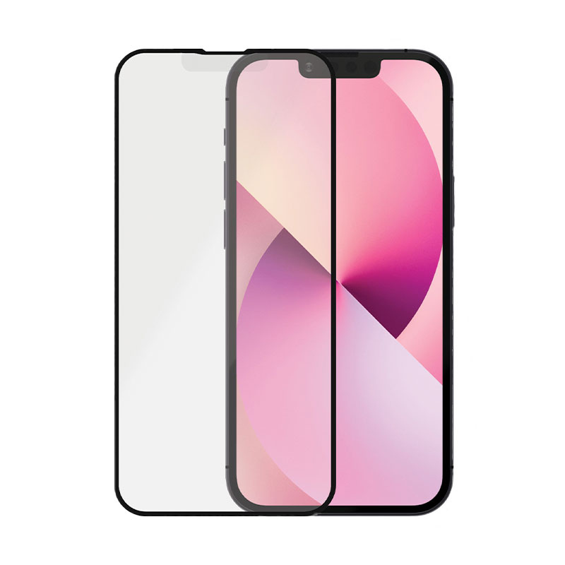 PanzerGlass ochranné sklo Friendly Case Anti-Glare pre iPhone 13 mini - Black Frame