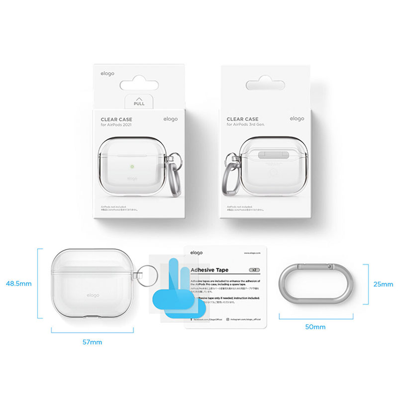 Elago Airpods 3 Clear Case - Clear