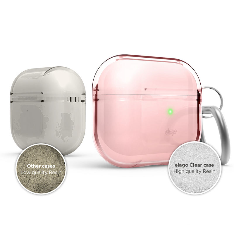 Elago Airpods 3 Clear Case - Lovely Pink