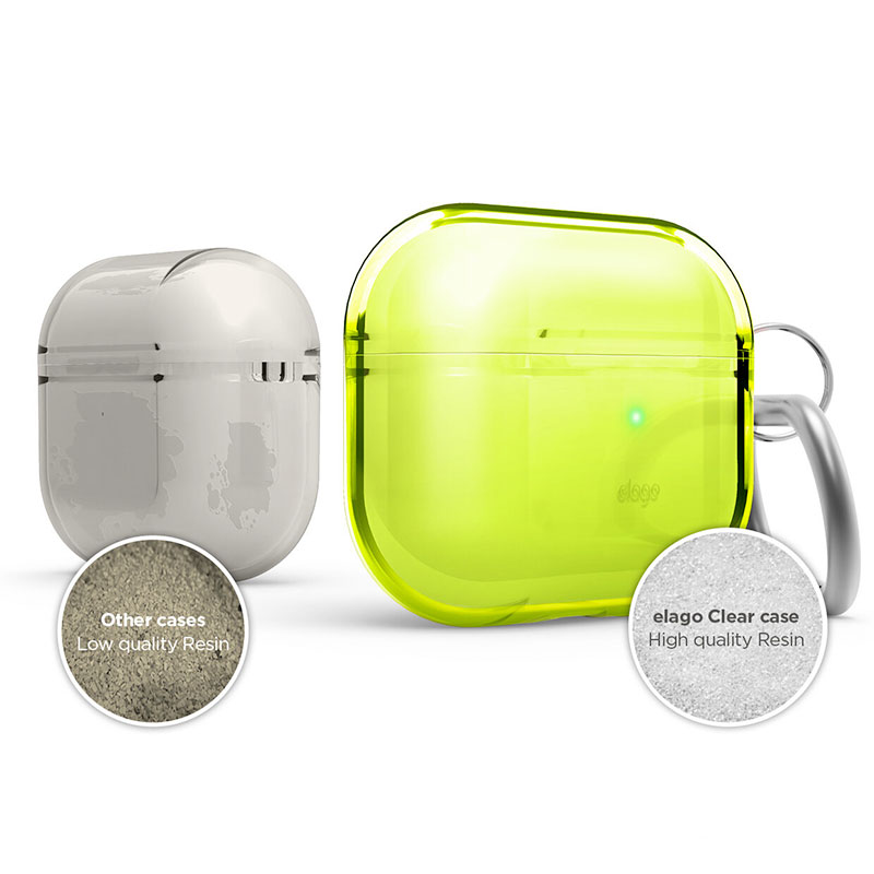 Elago Airpods 3 Clear Case - Neon Yellow