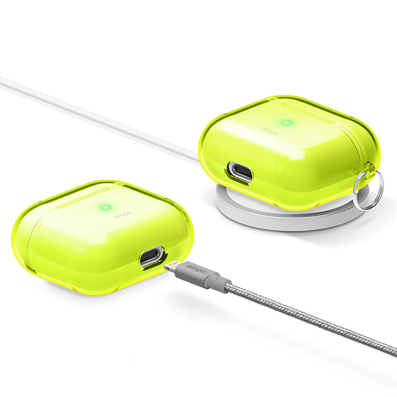 Elago Airpods 3 Clear Case - Neon Yellow