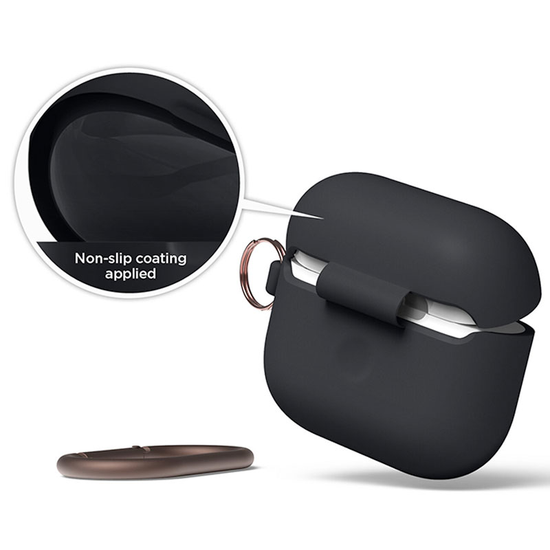 Elago Airpods 3 Silicone Hang Case - Black