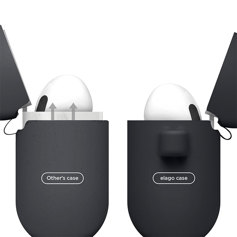 Elago Airpods 3 Silicone Hang Case - Black