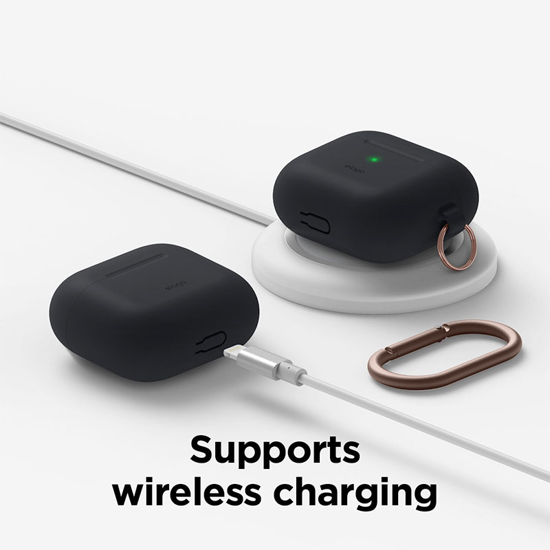 Elago Airpods 3 Silicone Hang Case - Black