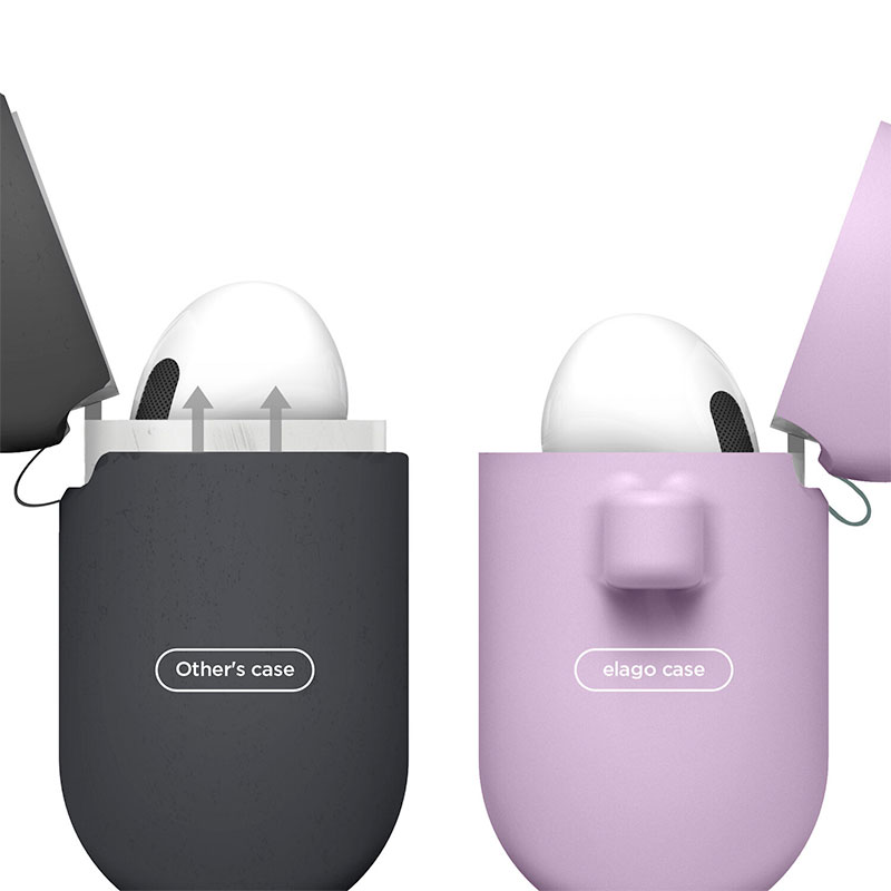 Elago Airpods 3 Silicone Hang Case - Lavender