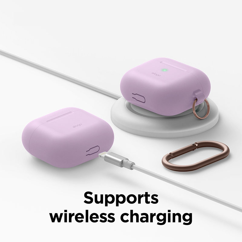 Elago Airpods 3 Silicone Hang Case - Lavender