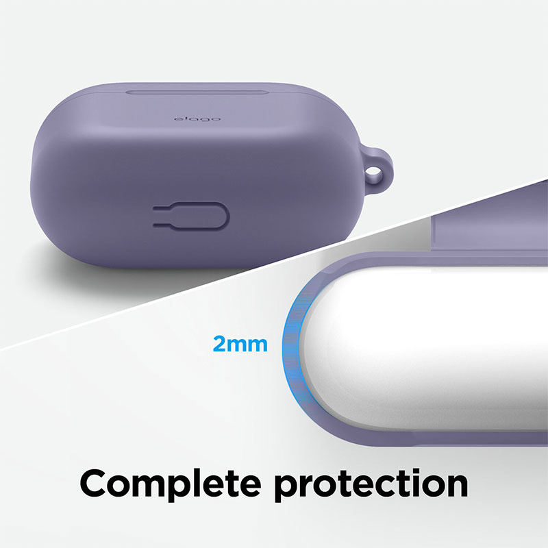 Elago Airpods 3 Silicone Hang Case - Lavender Grey
