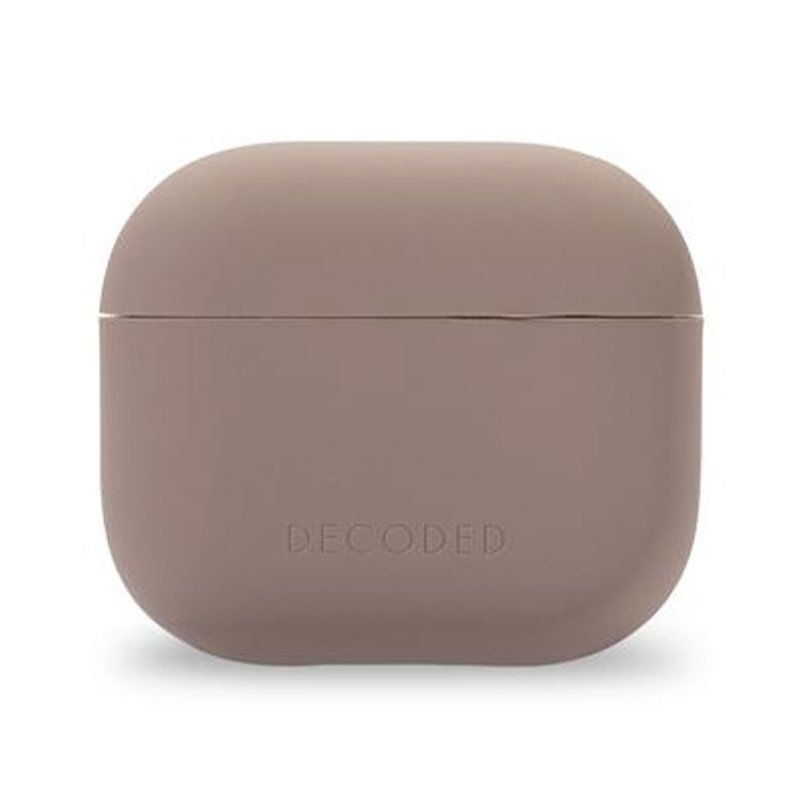 Decoded puzdro AirCase Lite Silicone pre Apple Airpods 3 - Dark Taupe