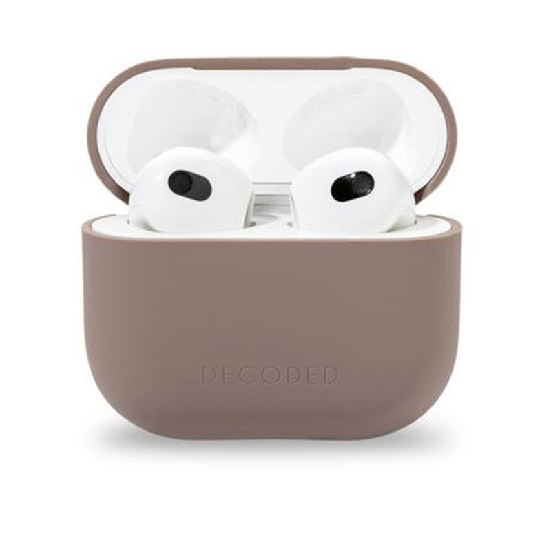 Decoded puzdro AirCase Lite Silicone pre Apple Airpods 3 - Dark Taupe