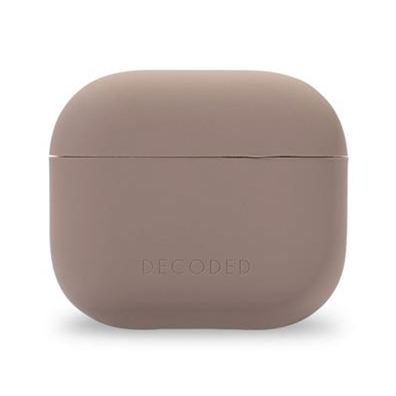 Decoded puzdro AirCase Lite Silicone pre Apple Airpods 3 - Dark Taupe