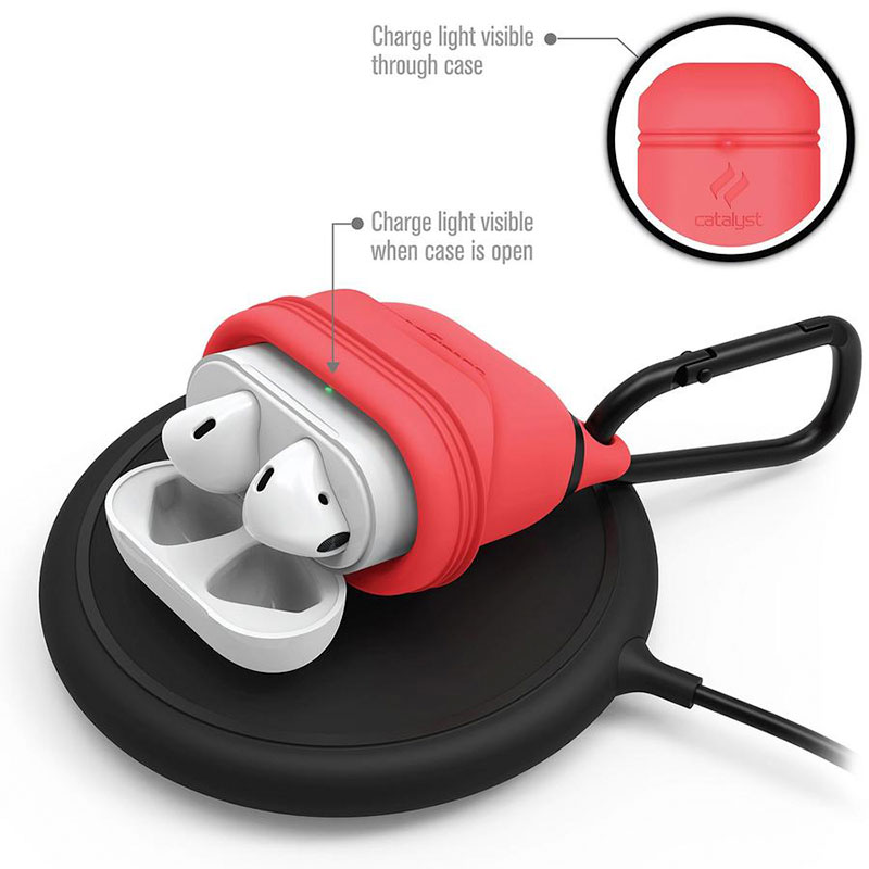 Catalyst puzdro Waterproof case pre AirPods 1&2 - Coral