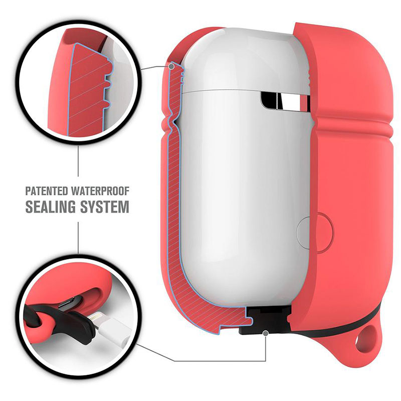 Catalyst puzdro Waterproof case pre AirPods 1&2 - Coral