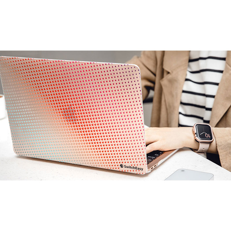 SwitchEasy Hardshell Dots Case pre MacBook Pro 14" M1/M2/M3/M4 - Aurora