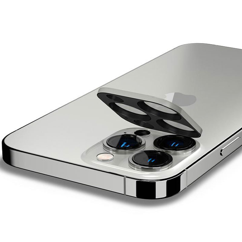 Spigen Optik Lens Protector pre iPhone 13 Pro/13 Pro Max - Silver