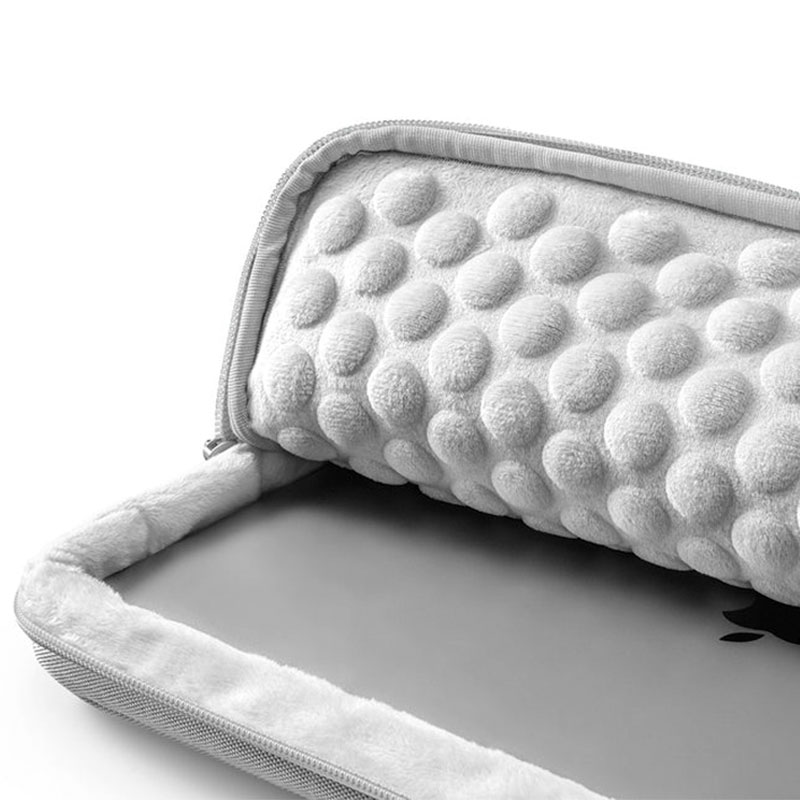 Tomtoc puzdro Recycled Sleeve with Pouch pre Macbook Air 13" M1/M2/M3/M4 - Gray