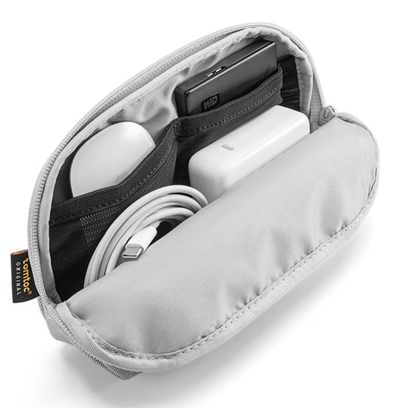 Tomtoc puzdro Recycled Sleeve with Pouch pre Macbook Pro 16" M1/M2/M3/M4 - Gray