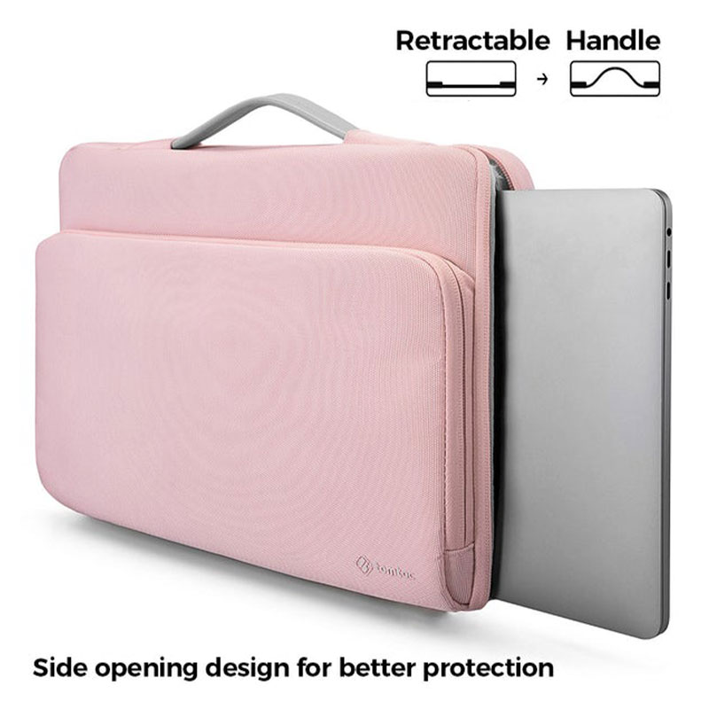 TomToc taška Versatile A14 pre Macbook Pro 14" M1/M2/M3/M4 - Baby Pink