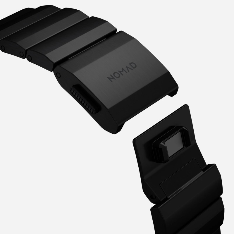 Nomad remienok pre Apple Watch 44-49 mm - Titanium Band/Black Hardware