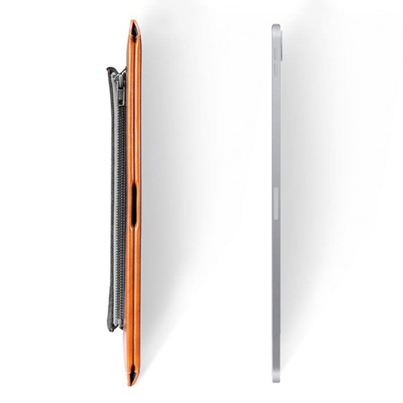 Tomtoc puzdro Felt & PU Leather Case pre iPad Pro 12.9" - Gray/Brown