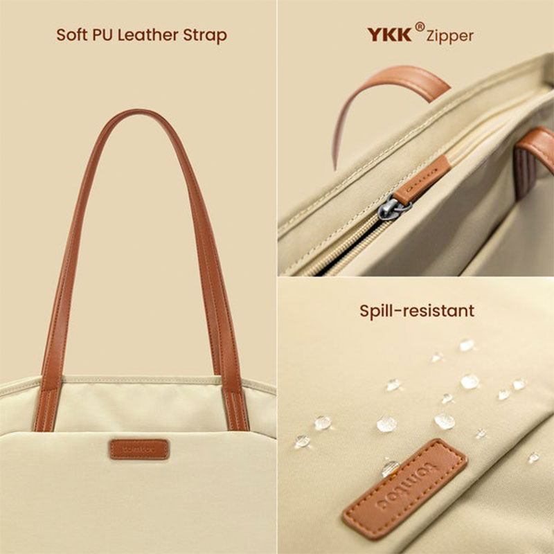 TomToc taška Versatile T23 Tote Bag pre Macbook Pro 16" M1/M2/M3/M4 - Khaki