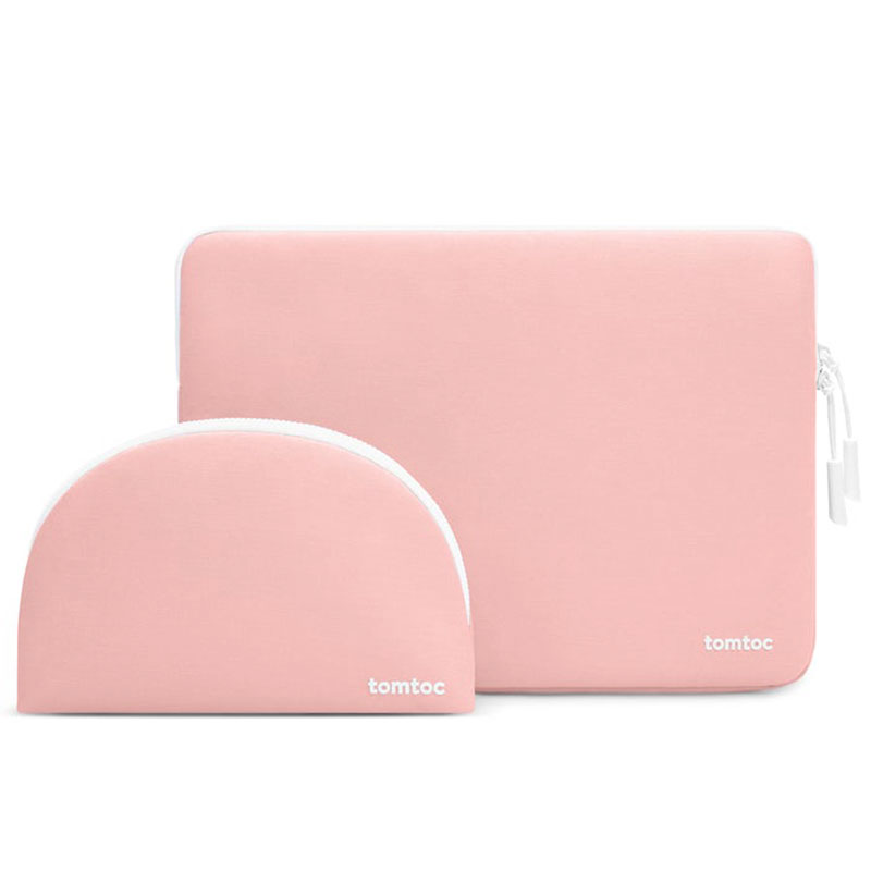Tomtoc puzdro Lady Shell Series with Pouch pre Macbook Pro/Air 13" - Pink