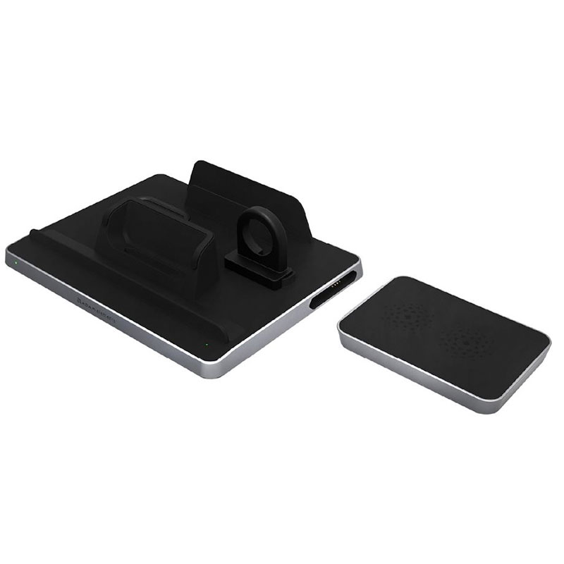 Adam Elements Omnia Q5 5-in-1 Wireless Charging Station - Black