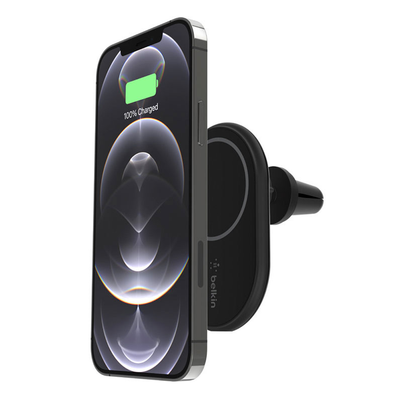 Belkin Boost Charge Magnetic Wireless Car Charger 10W + 20W PD Charger - Black