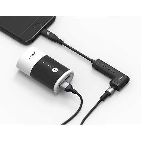 Adam Elements iLinio Lighting/Aux/Charging adaptér - Black