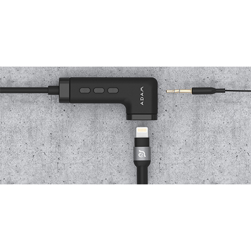 Adam Elements iLinio Lighting/Aux/Charging adaptér - Black