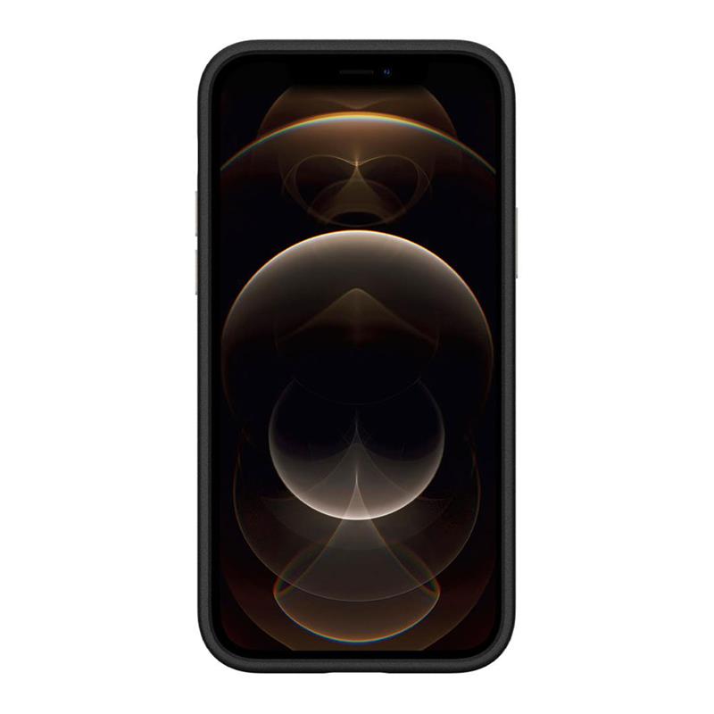 Spigen kryt Leather Brick pre iPhone 12/12 Pro - Stone