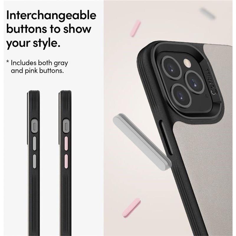 Spigen kryt Leather Brick pre iPhone 12/12 Pro - Stone