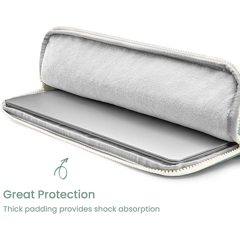 Tomtoc puzdro Lady Sleeve with Pouch pre Macbook Pro 14" M1/M2/M3 - Turquoise