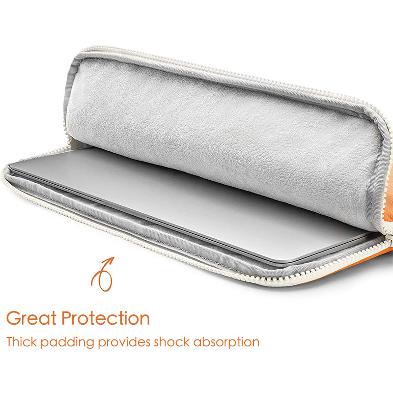 Tomtoc puzdro Lady Sleeve with Pouch pre Macbook Pro 14" M1/M2/M3 - Orange