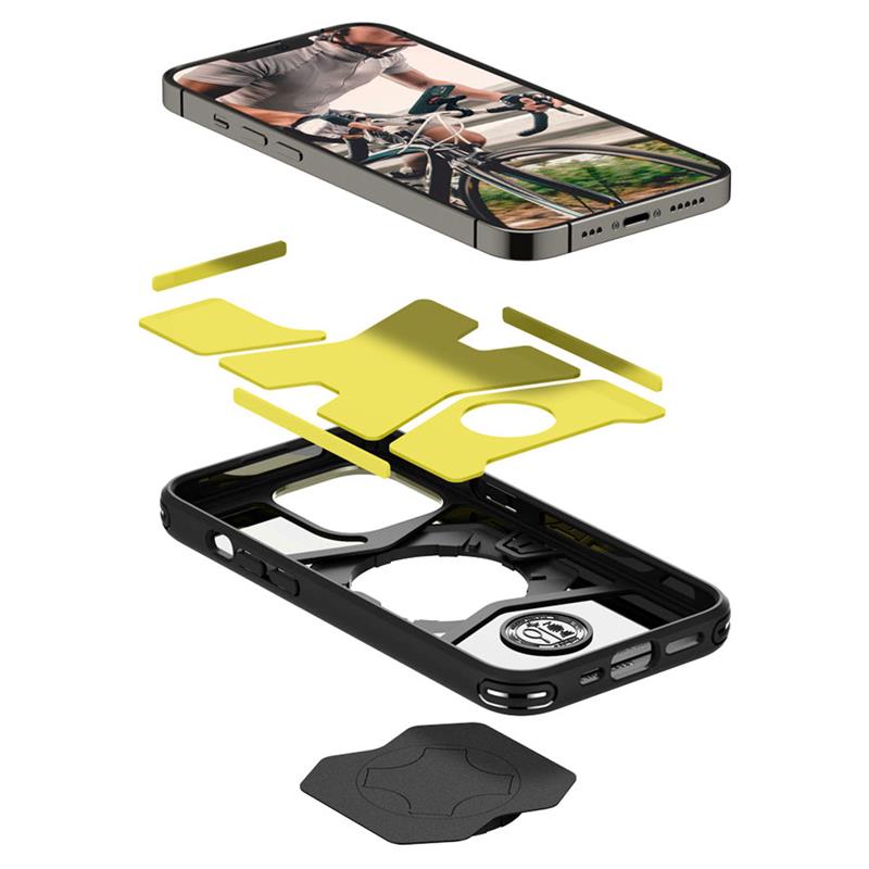 Spigen kryt Gearlock Bike Mount case pre iPhone 13 Pro - Black