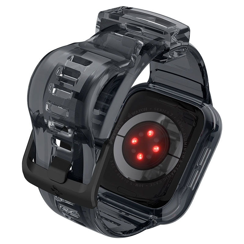 Spigen kryt Liquid Crystal Pro pre Apple Watch 4/5/6/7/8/SE 44/45mm - Space Crystal