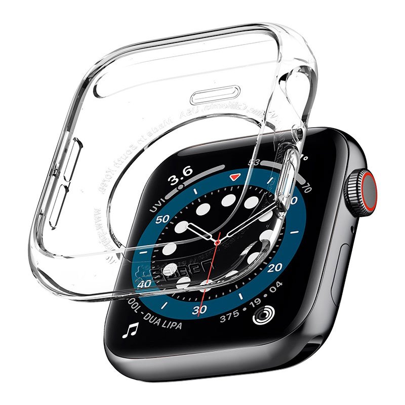 Spigen kryt Liquid Crystal pre Apple Watch 4/5/6/7/8/SE 40/41mm - Crystal Clear