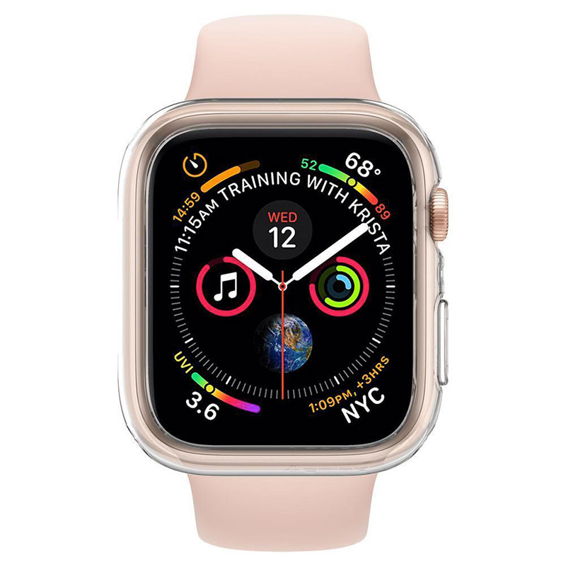 Spigen kryt Liquid Crystal pre Apple Watch 4/5/6/7/8/SE 40/41mm - Crystal Clear