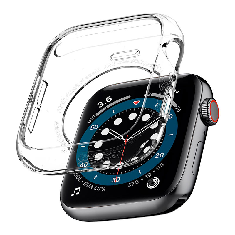 Spigen kryt Liquid Crystal pre Apple Watch 4/5/6/7/8/SE 40/41mm - Crystal Clear