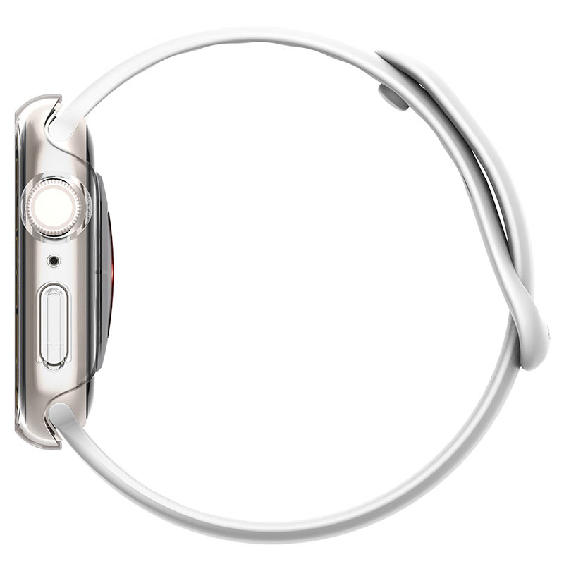 Spigen kryt Thin Fit pre Apple Watch 7/8 41mm - Crystal Clear