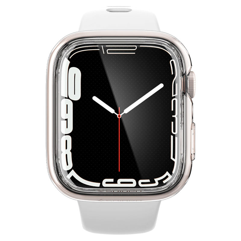 Spigen kryt Ultra Hybrid pre Apple Watch 7/8 45mm - Crystal Clear