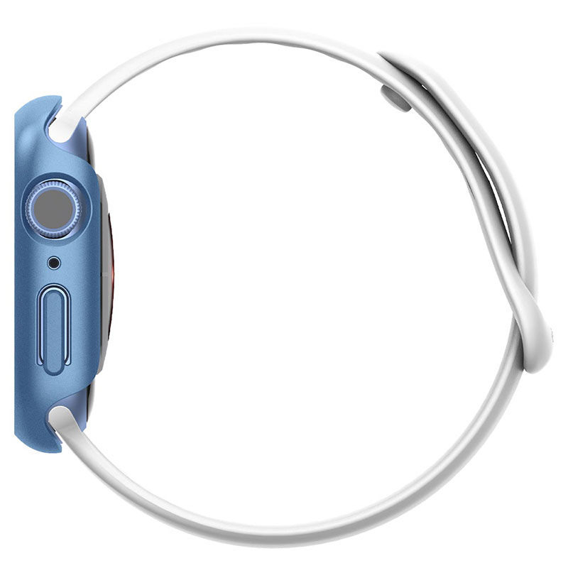 Spigen kryt Thin Fit pre Apple Watch 7/8 45mm - Metallic Blue