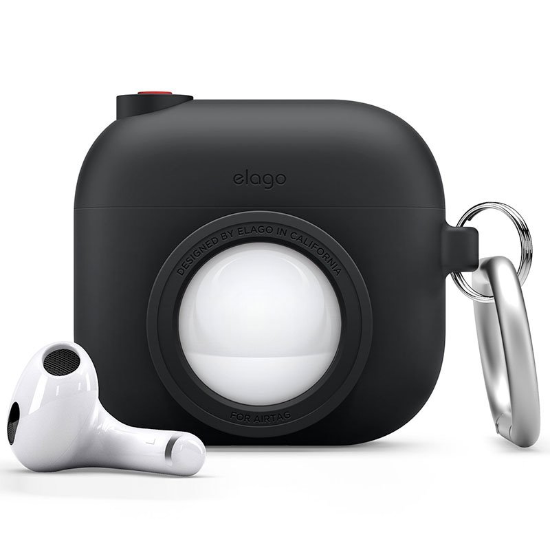 Elago puzdro Snapshot Case pre Airpods 3/Airtag - Black