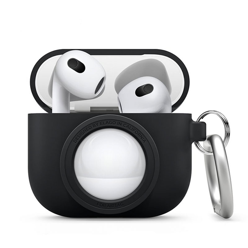 Elago puzdro Snapshot Case pre Airpods 3/Airtag - Black