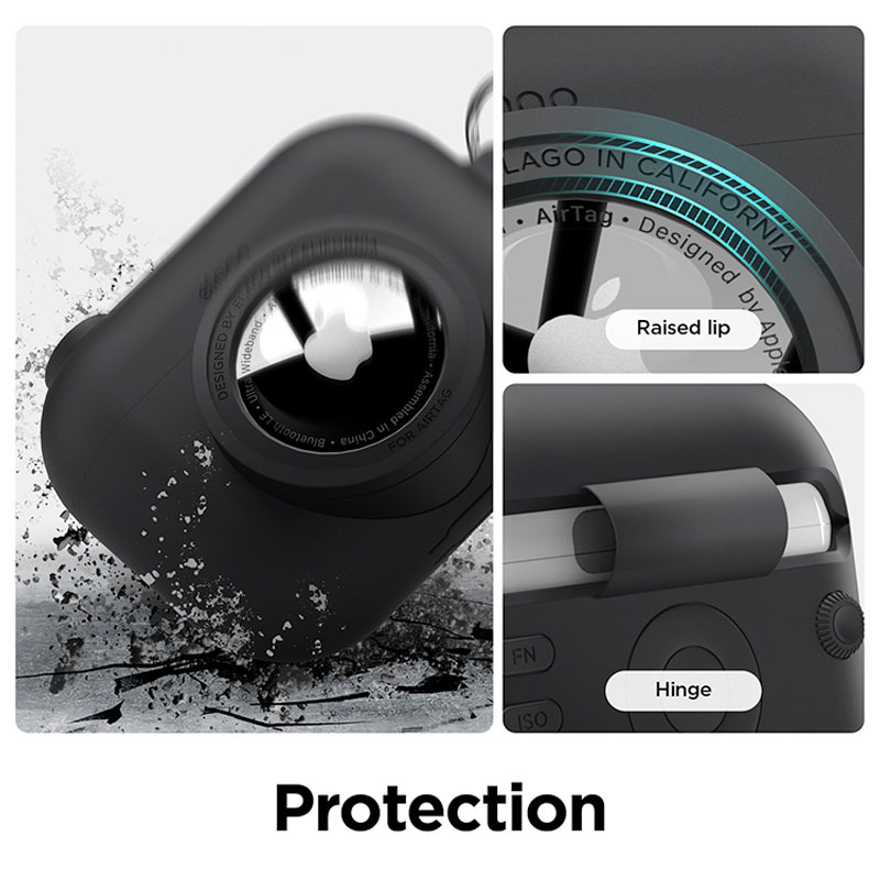 Elago puzdro Snapshot Case pre Airpods 3/Airtag - Black