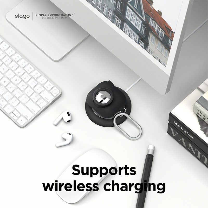 Elago puzdro Snapshot Case pre Airpods 3/Airtag - Black