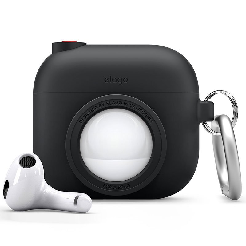 Elago puzdro Snapshot Case pre Airpods 3/Airtag - Black